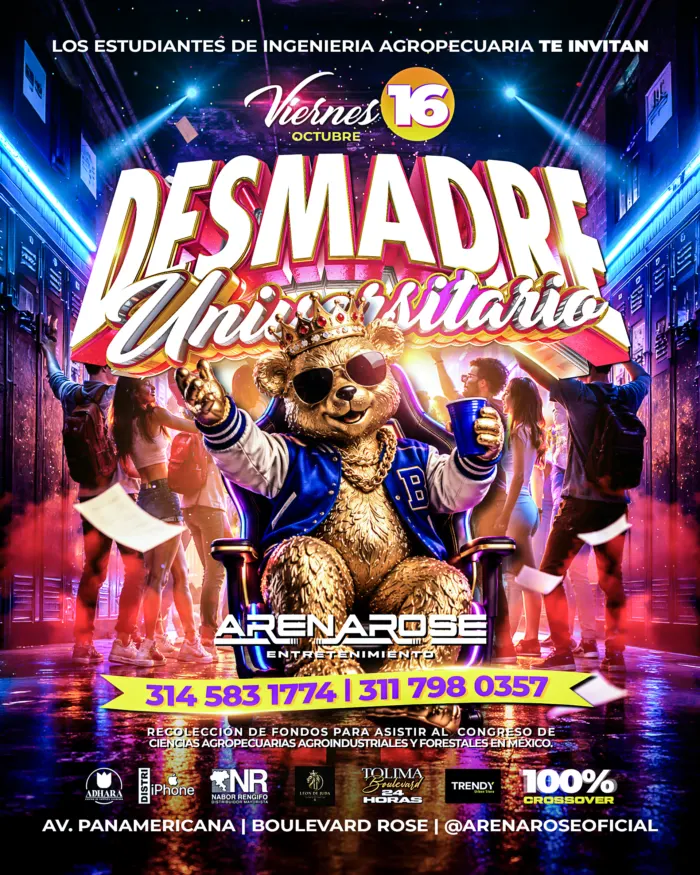Flyer: Desmadre Universitario