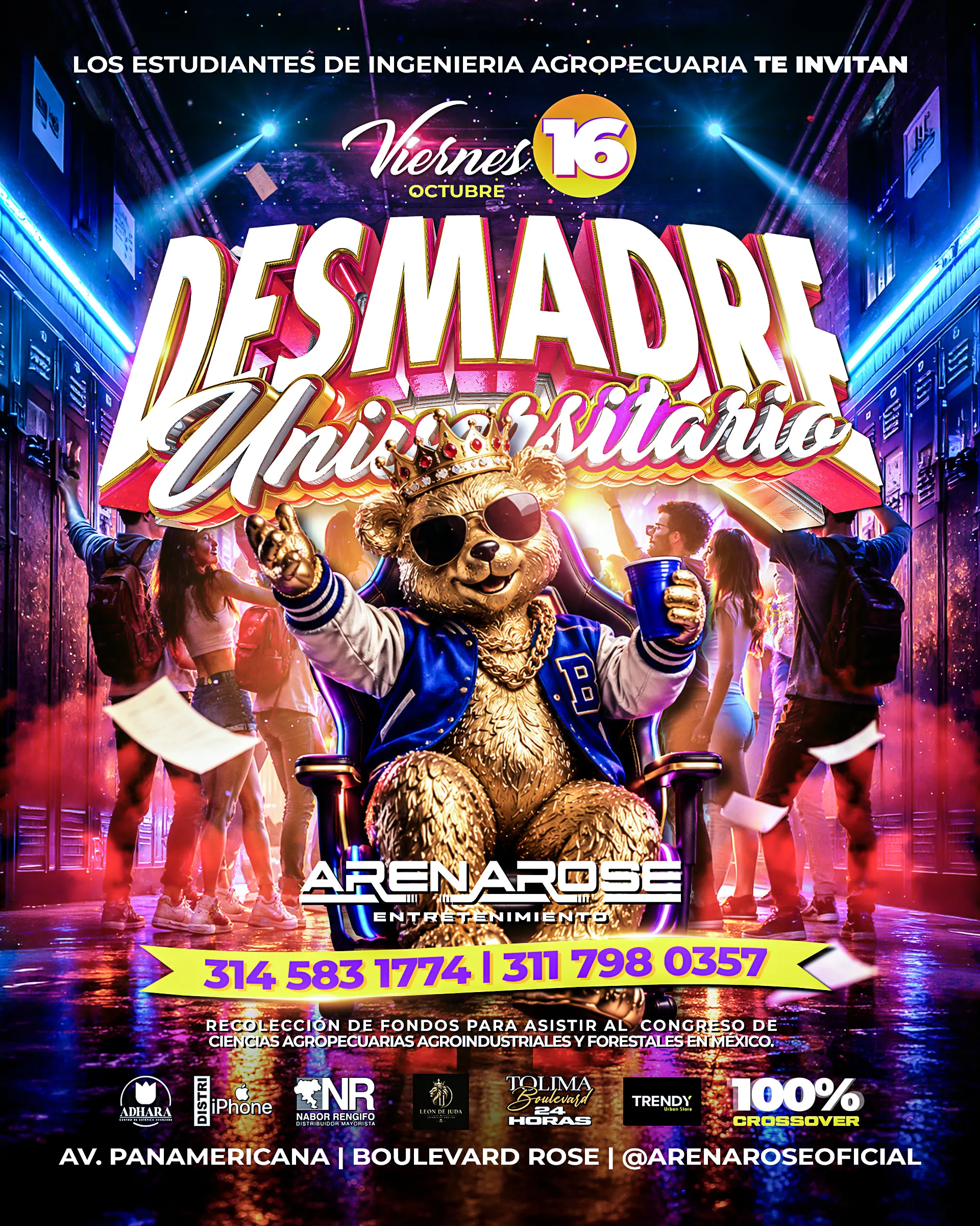 Flyer: Desmadre Universitario