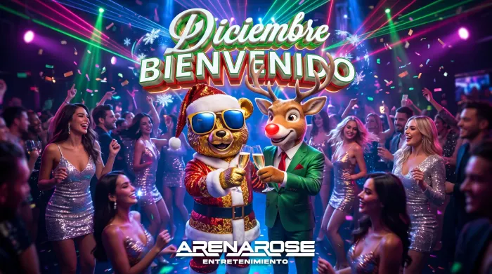 Diciembre Bienvenido 2025 en Arena Rose