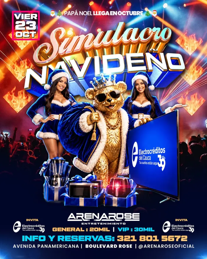 Flyer: Simulacro Navideño