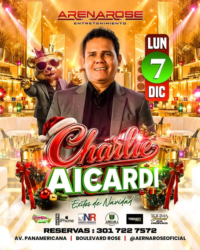 Flyer: Charlie Aicardi — Noche de Velitas