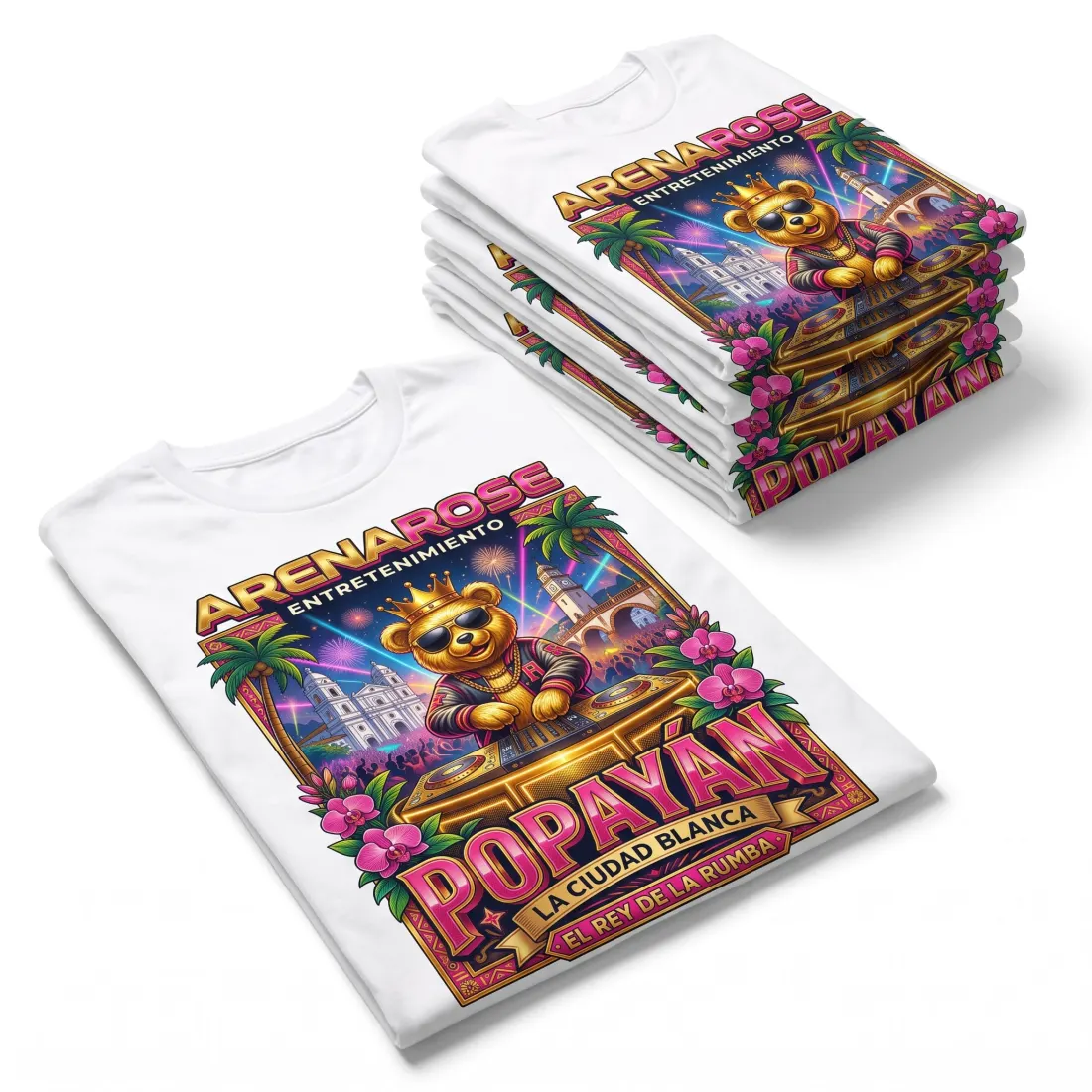 Camiseta Popayán La Ciudad Blanca de Arena Rose